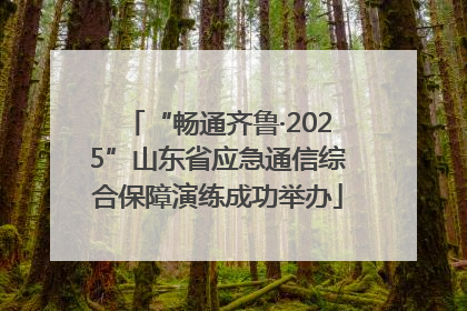 “畅通齐鲁·2025”山东省应急通信综合保障演练成功举办