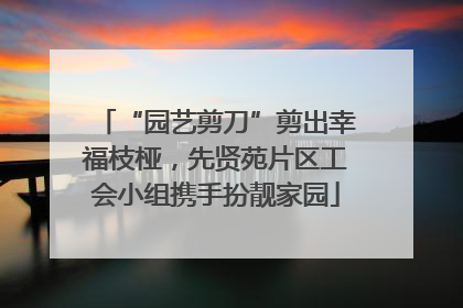 “园艺剪刀”剪出幸福枝桠，先贤苑片区工会小组携手扮靓家园