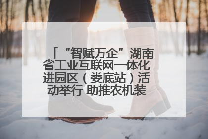 “智赋万企”湖南省工业互联网一体化进园区（娄底站）活动举行 助推农机装备产业高质量发展