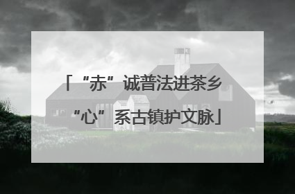 “赤”诚普法进茶乡 “心”系古镇护文脉