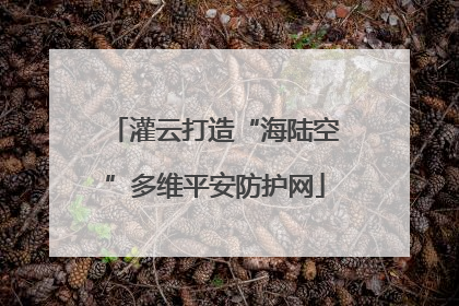 灌云打造“海陆空”多维平安防护网