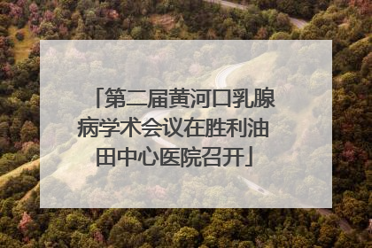 第二届黄河口乳腺病学术会议在胜利油田中心医院召开