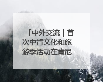 中外交流｜首次中肯文化和旅游季活动在肯尼亚启动