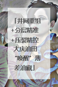 井网重组+分层精准+压裂精控 大庆油田“唤醒”薄差油藏