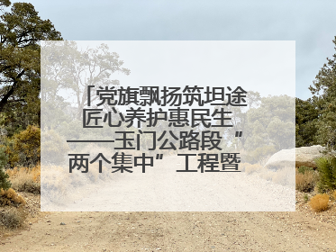 党旗飘扬筑坦途 匠心养护惠民生——玉门公路段“两个集中”工程暨示范桥创建项目圆满收官