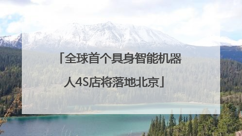 全球首个具身智能机器人4S店将落地北京