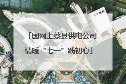 国网上蔡县供电公司情暖“七一”践初心