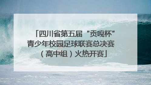 四川省第五届“贡嘎杯”青少年校园足球联赛总决赛（高中组）火热开赛
