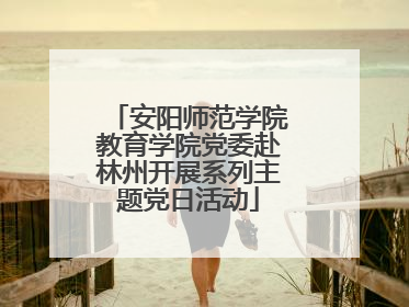安阳师范学院教育学院党委赴林州开展系列主题党日活动