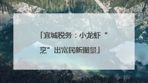 宜城税务：小龙虾“烹”出富民新图景