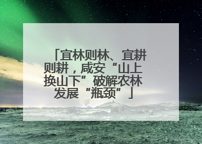 宜林则林、宜耕则耕，咸安“山上换山下”破解农林发展“瓶颈”