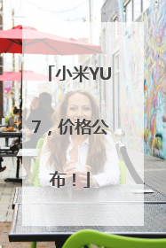 小米YU7，价格公布！