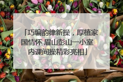 巧编韵律新操，厚植家国情怀 眉山彭山一小室内课间操精彩亮相