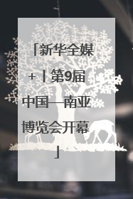 新华全媒+丨第9届中国—南亚博览会开幕