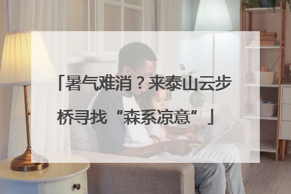 暑气难消？来泰山云步桥寻找“森系凉意”