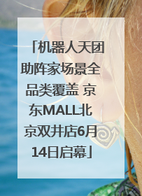 机器人天团助阵家场景全品类覆盖 京东MALL北京双井店6月14日启幕
