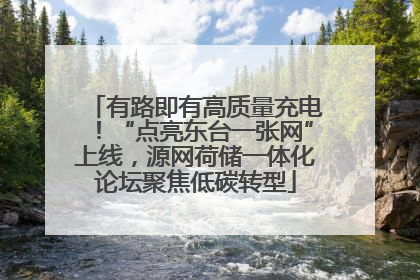 有路即有高质量充电！“点亮东台一张网”上线，源网荷储一体化论坛聚焦低碳转型