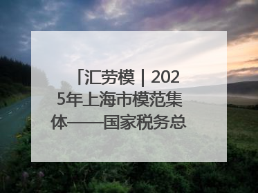 汇劳模｜2025年上海市模范集体——国家税务总局上海市徐汇区税务局第一税务所
