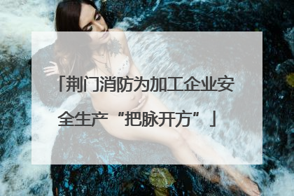 荆门消防为加工企业安全生产“把脉开方”