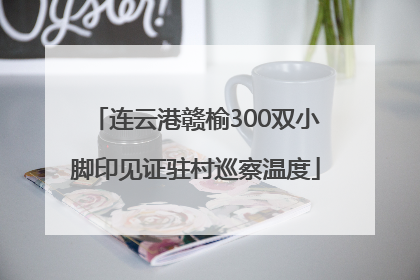连云港赣榆300双小脚印见证驻村巡察温度