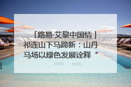 路易·艾黎中国情｜祁连山下马蹄新：山丹马场以绿色发展诠释“两山”理论实践