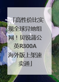 高性价比实现全球异地组网！贝锐蒲公英R300A海外版上架速卖通