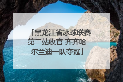 黑龙江省冰球联赛第二站收官 齐齐哈尔兰迪一队夺冠