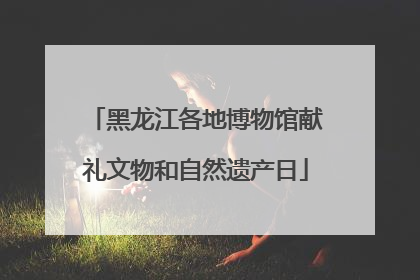 黑龙江各地博物馆献礼文物和自然遗产日