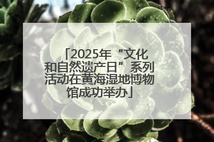 2025年“文化和自然遗产日”系列活动在黄海湿地博物馆成功举办