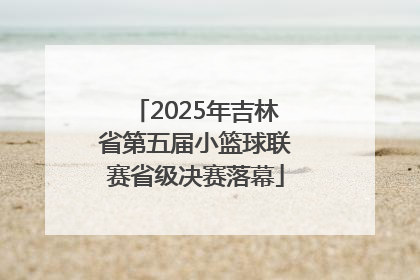 2025年吉林省第五届小篮球联赛省级决赛落幕
