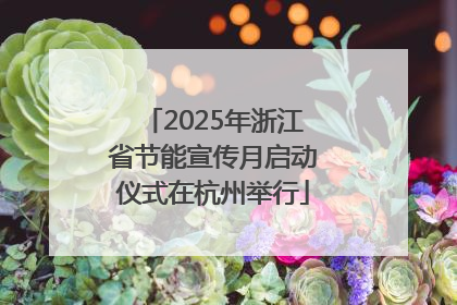 2025年浙江省节能宣传月启动仪式在杭州举行