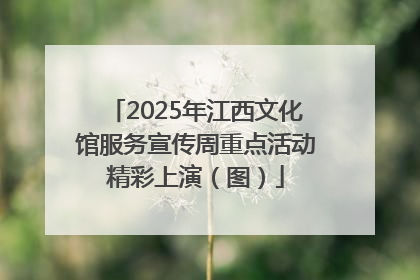 2025年江西文化馆服务宣传周重点活动精彩上演（图）